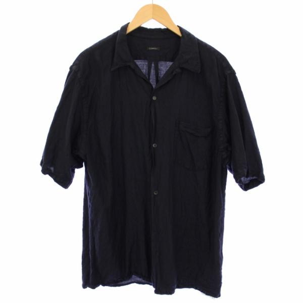 コモリ COMOLI 24SS ウールシルク 半袖オープンカラーシャツ 4 コモリ COMOLI 24SS ウールシルク 半袖オープンカラーシャツ 4
