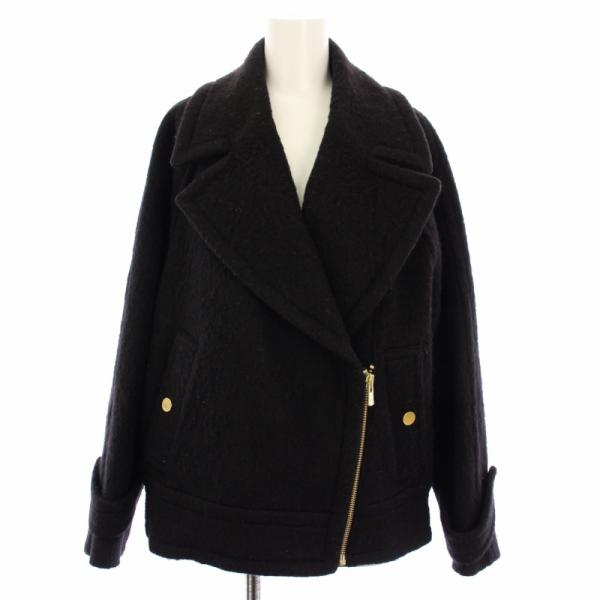 美品 グレースコンチネンタル　Diagram モヘア　シャギーオーバージャケット グレースコンチネンタル Diagram モヘア シャギーオーバージャケット