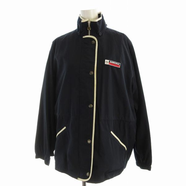 【美品】Munsingwear ナイロンジャケット ネイビー LL マンシングウェア MUNSINGWEAR ナイロンジャケット ライナー付き