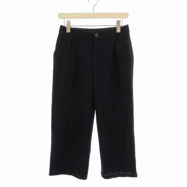 ニューヨーカー NEWYORKER BLUE スラックスパンツ ストレート S 紺 ネイビー 86-33-8443 /EE レディース