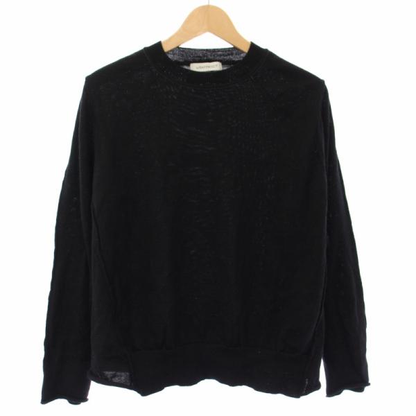 ラッピンノット WRAPINKNOT ニット セーター 長袖 0 黒 WK19W-P001 /TK