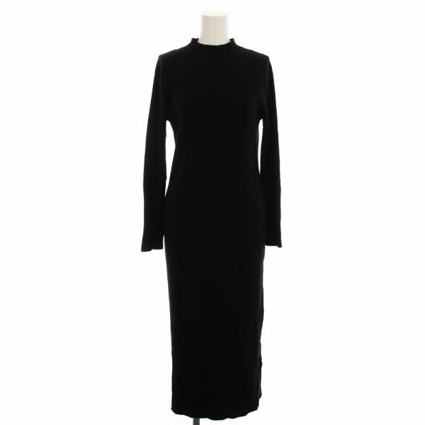 ジャスグリッティー JUSGLITTY 23SS ワンピース ニット ロング 1 黒