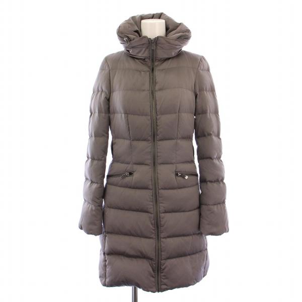 ザラウーマン ZARA WOMAN ダウンコート ロング ジップアップ