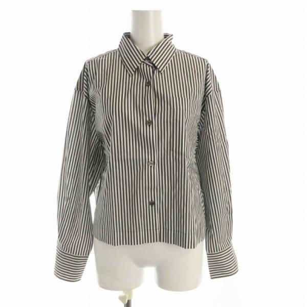 23区 - 美品 23区 オンワード 長そでシャツ ストライプ柄 シンプル ブラウス 23区 - 美品 23区 オンワード 長そでシャツ ストライプ柄