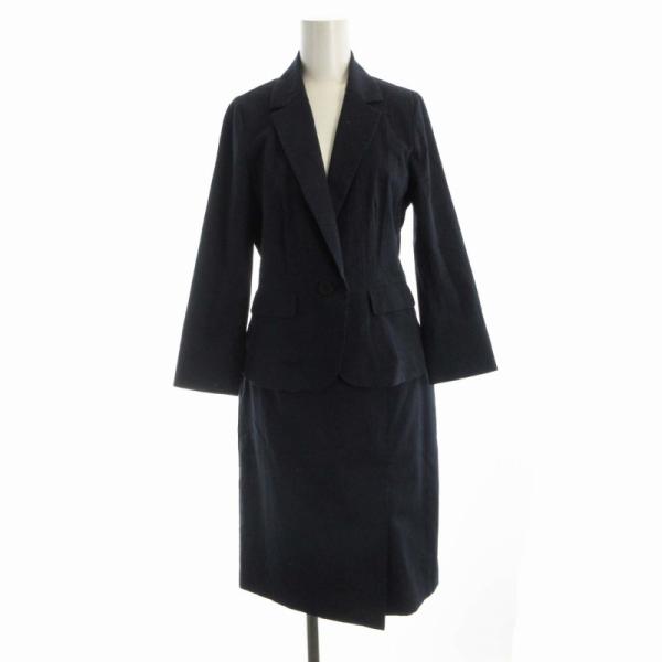 エスプリミュール セットアップ テーラードジャケット タイトスカート ひざ丈 アウター 9R 紺 ネイビー WA723006 /RO レディース【ブランド】エスプリミュール ESPRITMUR【表記サイズ】ジャケット 9Rスカート 64-9...