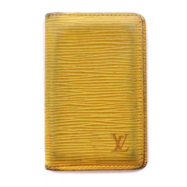 LOUIS VUITTON ルイヴィトン エピ カードケース 名刺入れ 黄色