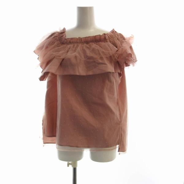 ジャスグリッティー JUSGLITTY 24SS シャツ ブラウス ノースリーブ 