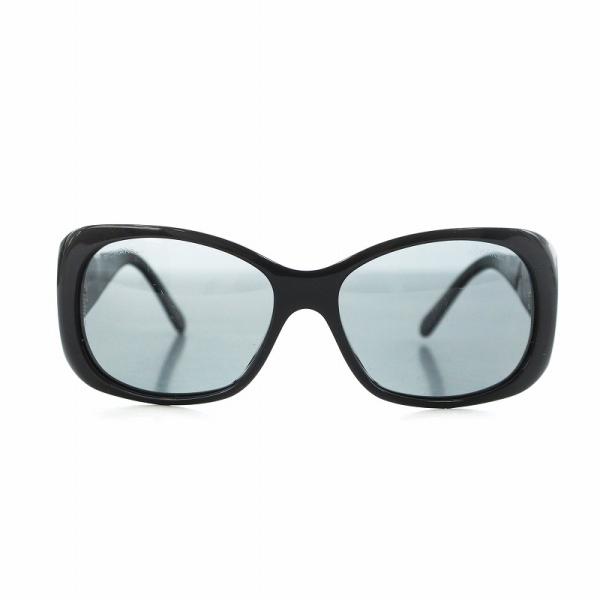 CHANEL シャネル ココマーク アイコン サングラス 55□15 135 黒