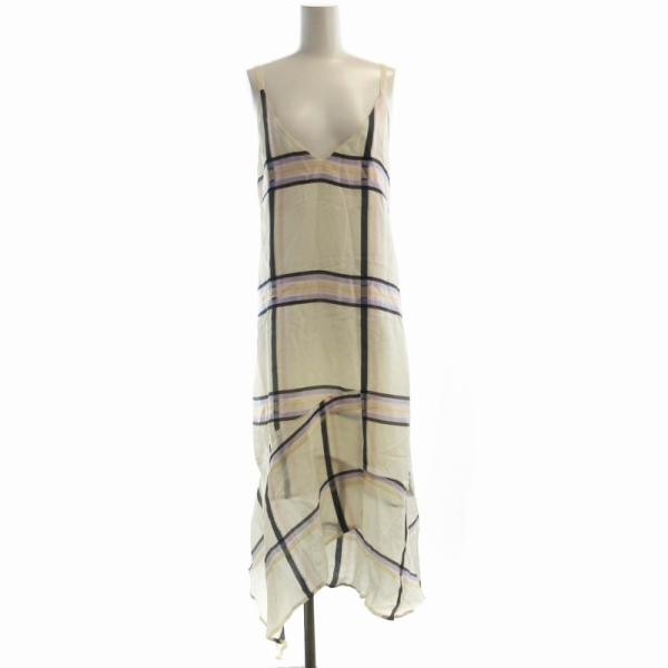 グレースクラス GRACE Class チェックスリップワンピース マキシ