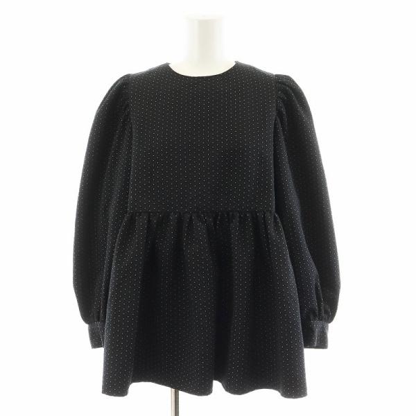 マリココウガ MARIKO KOHGA 22AW パターンブラウス シャツ 長袖 ドット 