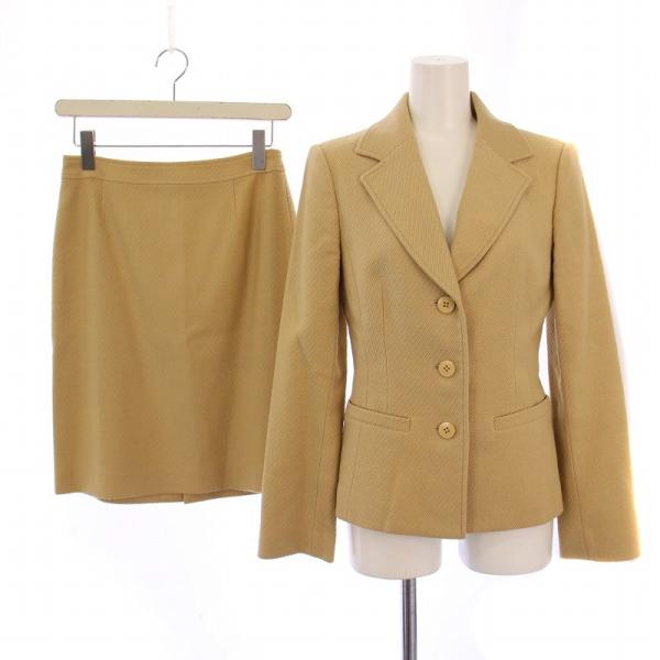 新品　ハロッズ　シルク　100%　スーツ　Harrods　上下セット Harrods - 良品 Harrods ハロッズ ビジュー シルクブレンド