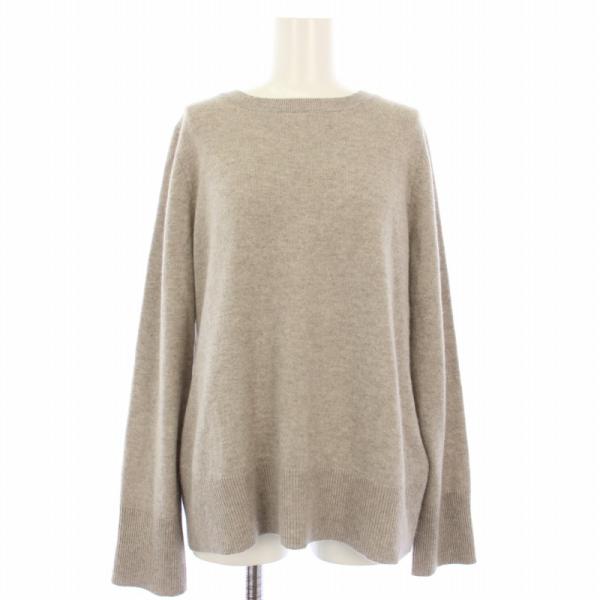 美品 ミューズドゥーズィーエムクラス カシミヤ混 ニット セーター グレージュ 美品】ドゥーズィエムクラス Vネック カシミヤ混 ニット グレージュ