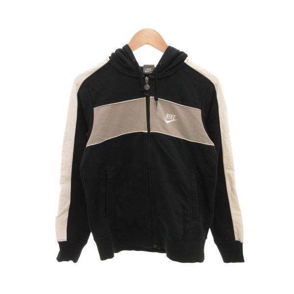 NIKE（ナイキ） ジップアップパーカー ロゴ刺繍 S 紺 ネイビー /FF