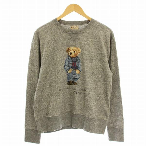 ポロ ラルフローレン POLO RALPH LAUREN スウェット ポロベア ダメージ