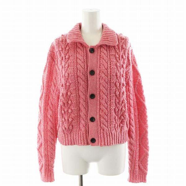 キャバン CABaN 23AW ウールハンドニット ケーブルポロ