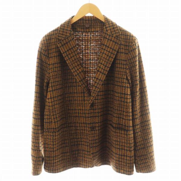 美品　ユナイテッドアローズトウキョウ　シルク混　タータンチェック　アンコン　Ｌ vectorpremium_081-102506050098