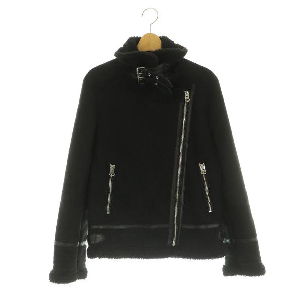 ZARA（ザラ） フェイクムートンジャケット フェイクスエード ボア