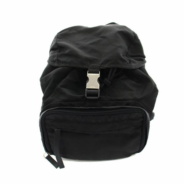 良品 プラダ PRADA リュックサック ナイロン 巾着型 三角ロゴ V152 良品 プラダ PRADA リュックサック ナイロン 巾着型 三角ロゴ