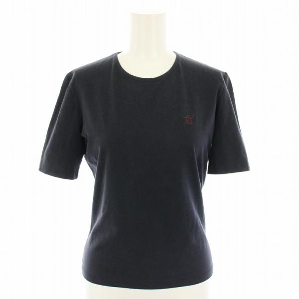 CELINE(セリーヌ) 半袖Tシャツ サイズ40 M レディース美品  - ブルー×ライトブルー クルーネック/Cマカダム柄 CELINE（セリーヌ） CELINE Tシャツ カットソー マカダム柄 半袖 M