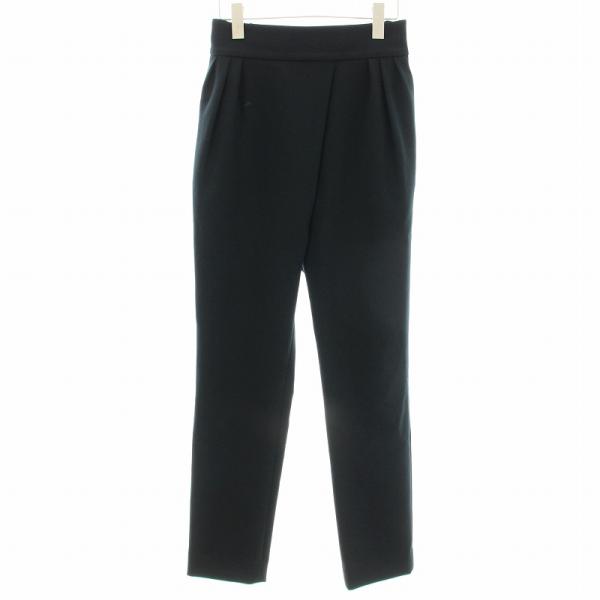 ヨーコチャン YOKO CHAN ハイウエストラップパンツ テーパード タック  