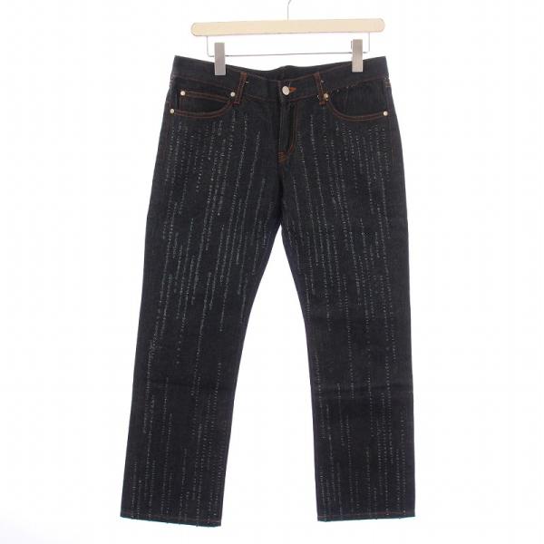 【中古】ジャンポールゴルチエ Jean Paul GAULTIER 90’s デニムパンツ ジーンズ フロント加工 48 インディゴ ジャンポールゴルチエ Jean Paul GAULTIER 90's デニムパンツ ジーンズ