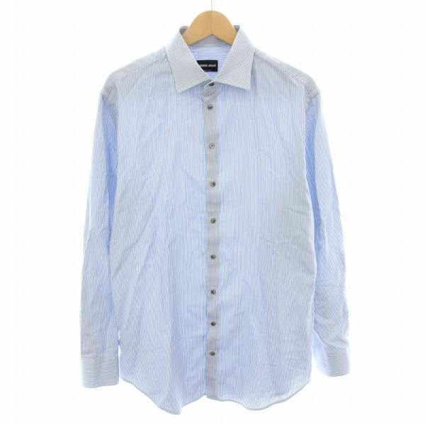 ジョルジオアルマーニ GIORGIO ARMANI シャツ 長袖 ストライプ柄 42