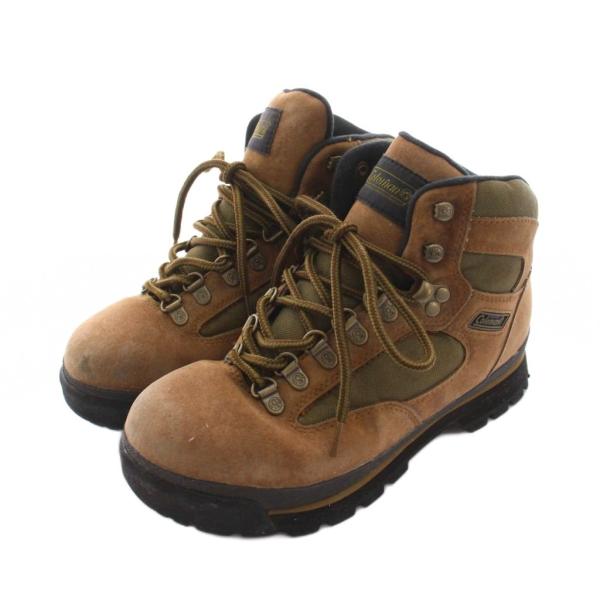 コールマン COLEMAN トレッキングシューズ ブーツ 6W カーキ WV5178-2 /YM レディース【ブランド】コールマン COLEMAN【表記サイズ】6W(24cm)【実寸サイズ】最大幅：9.5cm　アウトソール：27cm　　【素...