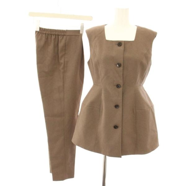 CELFORD セルフォード　ペプラムセットアップ　ベスト ノースリーブ　36 CELFORD セルフォード ペプラムセットアップ ベスト ノースリーブ 36