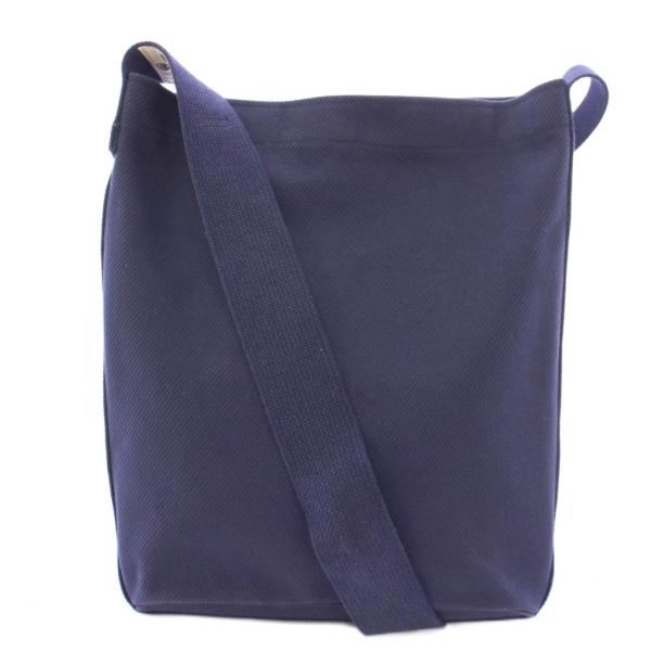 【中古】ナナミカ nanamica ショルダーバッグ キャンバス 無地 紺 ネイビー /BB メンズ ナナミカ nanamica ショルダーバッグ キャンバス 無地 紺 ネイビー /BB