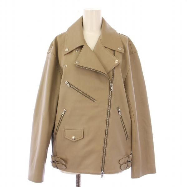 スピック&スパン Spick&Span レザーライダースジャケット 革