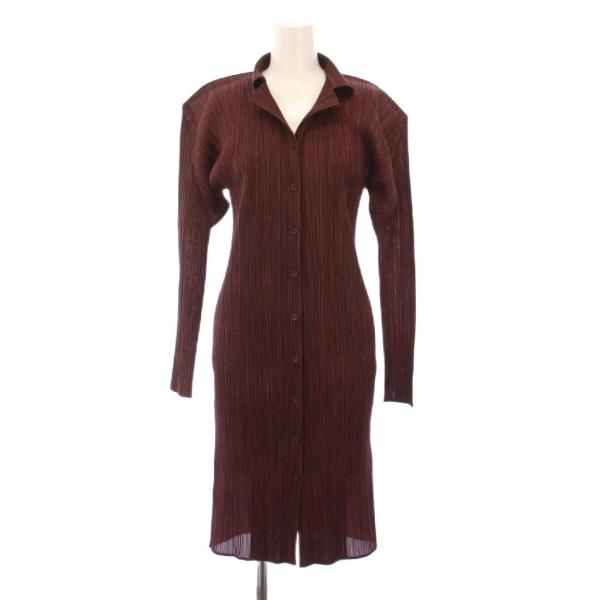 PLEATS PLEASE　前ボタン開き ワンピース BASICS – isseymiyake.com