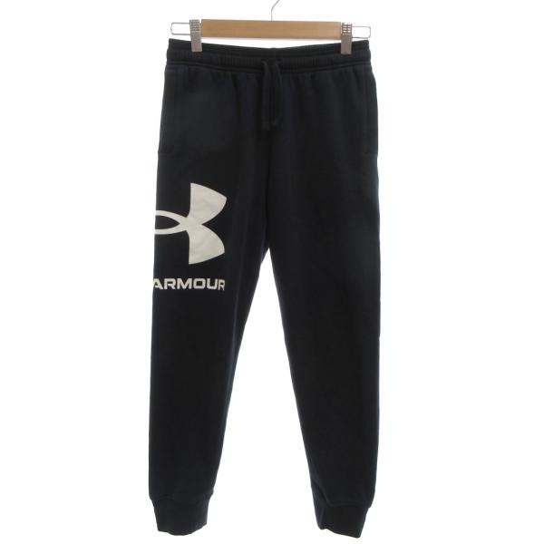 アンダーアーマー UNDER ARMOUR スウェットパンツ ビッグロゴ ジョガー 裏毛 YLG 黒 ブラック /YJ キッズ【ブランド】アンダーアーマー UNDER ARMOUR【表記サイズ】YLG【実寸サイズ】ウエスト：62cm　もも幅...