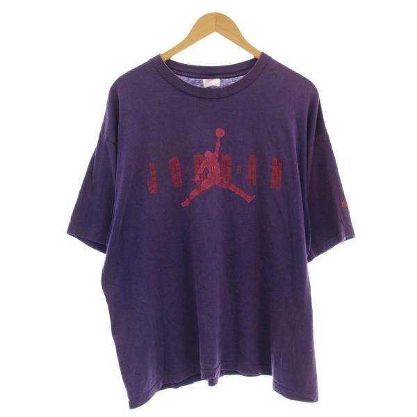 【中古】ナイキ NIKE 80s 90s USA製 ヴィンテージ Tシャツ JORDAN ジョーダン L 紫 パープル /☆G メンズ NIKE（ナイキ） NIKE 80s 90s USA製 ヴィンテージ Tシャツ JORDAN