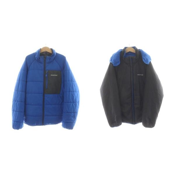 モンベル Montbell サーマランド パーカ 中綿ジャケット リバーシブル