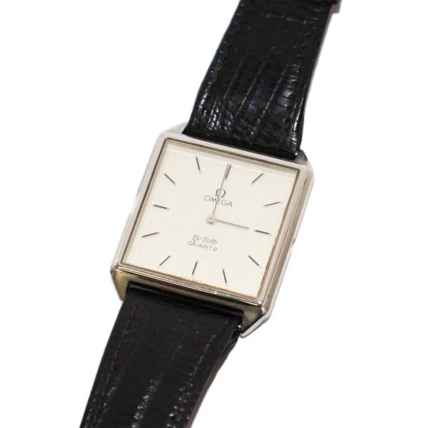 OMEGA（オメガ） ヴィンテージ デビル 腕時計 レザーバンド シルバー