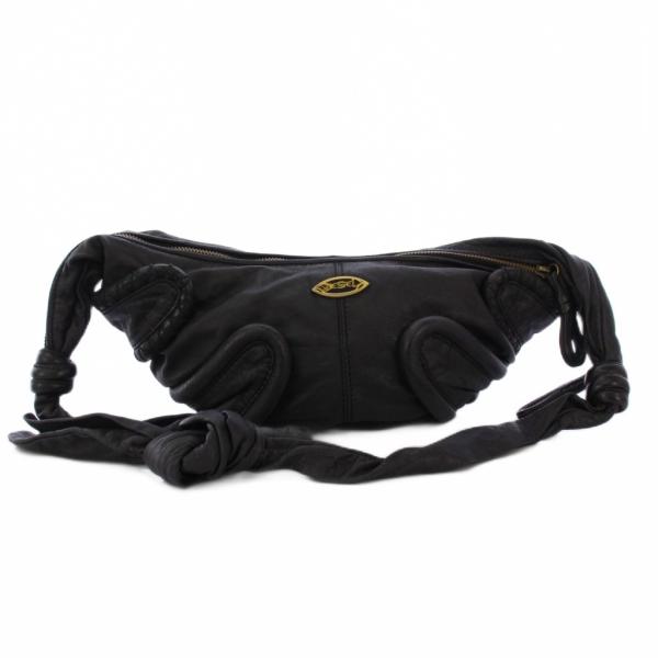 90s DIESEL archive stats shoulder bag 黒 DIESEL（ディーゼル） DIESEL 90s Archive バナナショルダー
