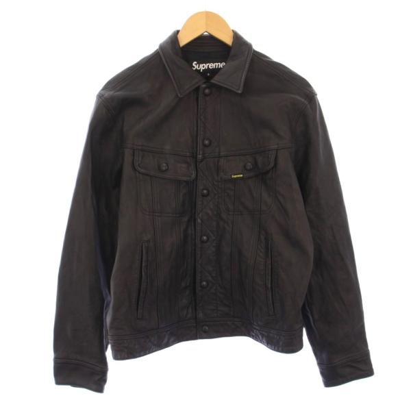 Supreme（シュプリーム） SUPREME LEATHER TRUCKER JACKET レザー