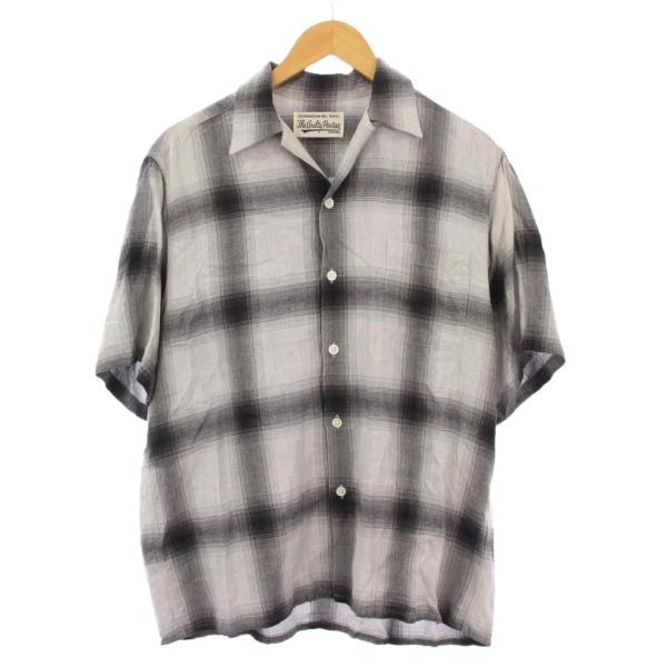 WACKO MARIA（ワコマリア） 23SS OMBRE CHECK OPEN COLLAR SHIRT