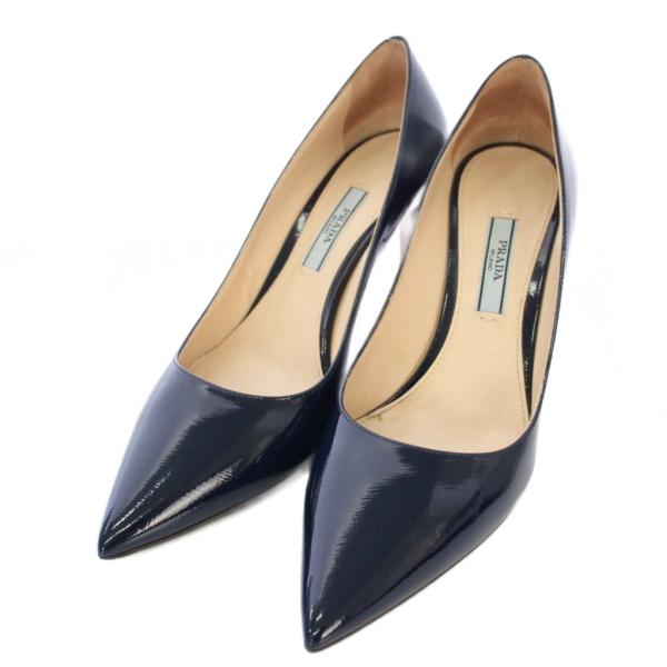 PRADA（プラダ） サフィアーノ レザー パンプス ポインテッドトゥ 36