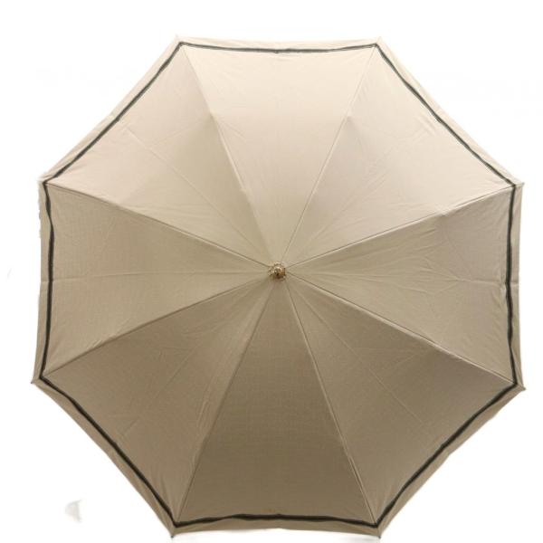 CELINE セリーヌ トリオンフ 折りたたみ傘 雨傘 ロゴ ベージュ