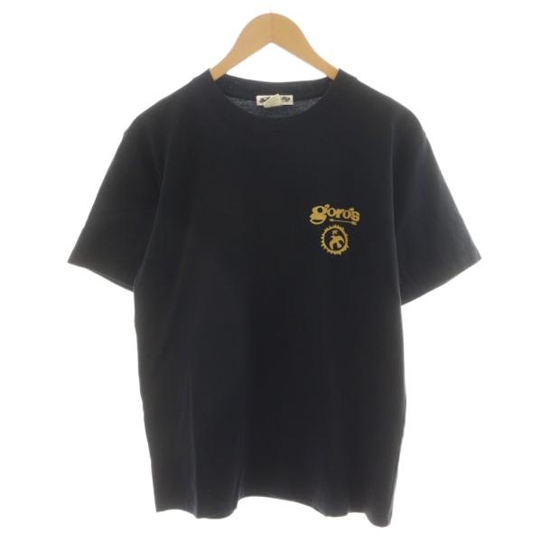 ゴローズ goro's Tシャツ カットソー 半袖 ロゴ コットン M 黒