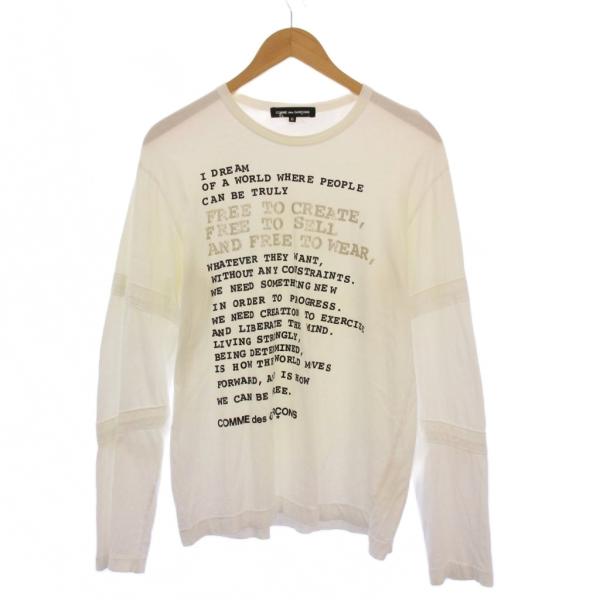 コムデギャルソン COMME des GARCONS Tシャツ ロンT 長袖 クルー