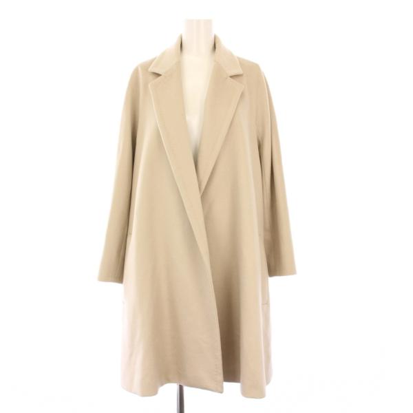 美品★マックスマーラ　白タグ　アルパカ　チェスター　コート　ロング　38 Max Mara マックスマーラ MAX MARA 白タグ チェスターコート ガウン