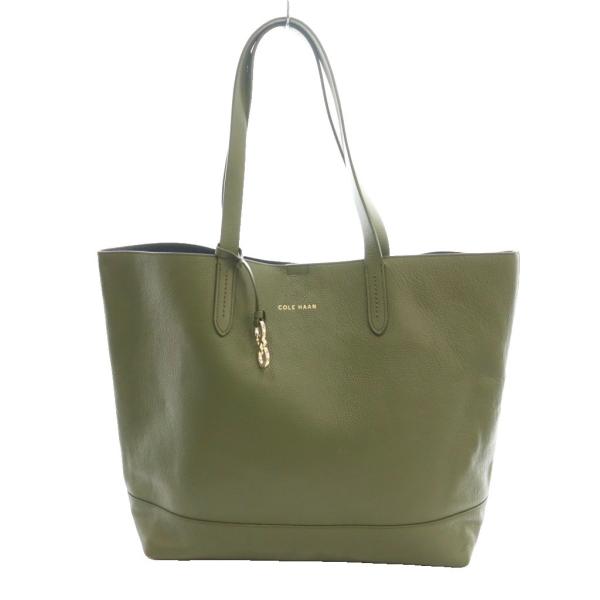 コールハーン COLE HAAN トートバッグ レザー カーキ /SS □OS