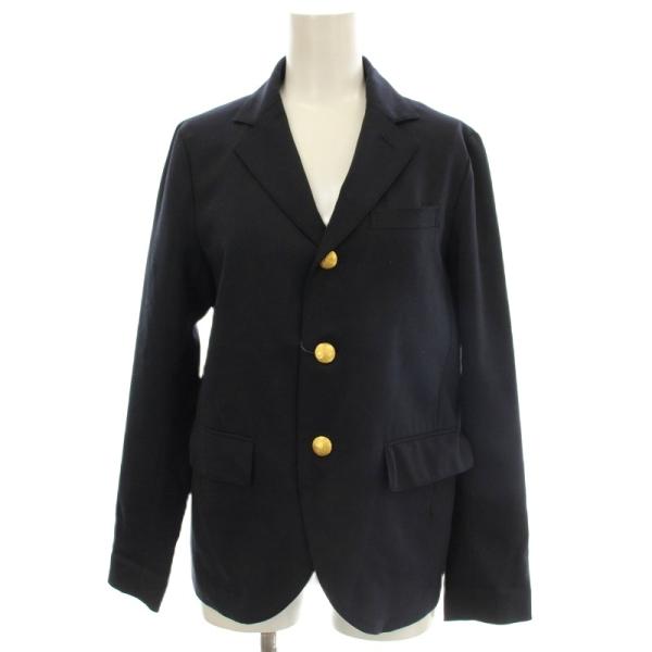 ビームスボーイ BEAMS BOY テーラードジャケット 紺ブレ 金ボタン 0