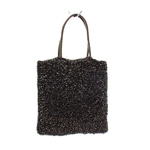 美品　ANTEPRIMA アンテプリマ　ワイヤーバッグ ブラック　トートバッグ ANTEPRIMA - アンテプリマ トートバッグ ブラック ANTEPRIMA