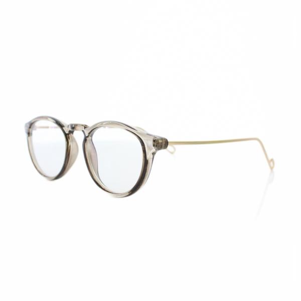 シキ エヴァンス Ciqi Evans アイウェア 眼鏡 メガネ ゴールドカラー クリアブラウン /BB レディース【表記サイズ】サイズ表記なし(実寸サイズをご参考ください。)【実寸サイズ】レンズの大きさ：約4×4.6cm　フレーム：約13...