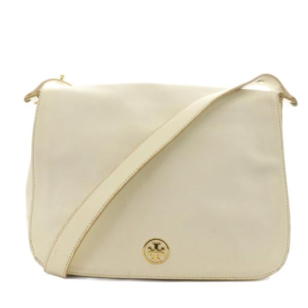 TORY BURCH（トリーバーチ） ショルダーバッグ ロゴ レザー 白