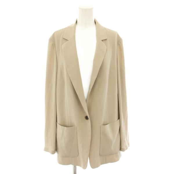 【中古】セオリーリュクス フローキャンディジャケット テーラード アウター シングル ストレッチ 38 ベージュ theory luxe（セオリーリュクス） 25SS FLOW KANDY JACKET テーラード