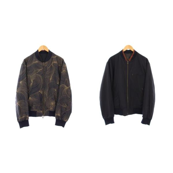 新品 Dries Van Noten ドリスヴァンノッテン ボンバージャケット ドリスヴァンノッテン DRIES VAN NOTEN 18SS リバーシブル ボンバー